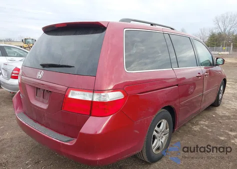 2006 Honda Odyssey Ex-L from USA, damaged, VIN 5FNRL38746B436345